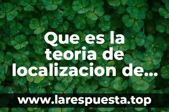 De que es la teoria de paciolo 7 Que es la teoria de localizacion de descartes