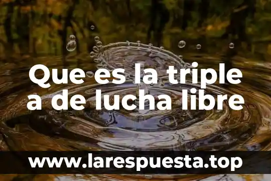 Que es semilla certificada en polinizacion libre 3 Que es la triple a de lucha libre