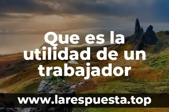 Que es una trabajador social 3 Que es la utilidad de un trabajador