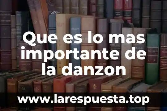 Por que es importante el hipertexto 8 Que es lo mas importante de la danzon