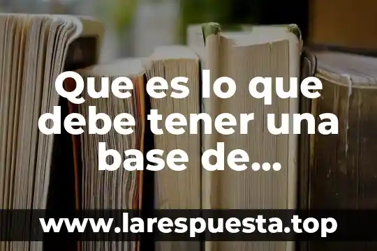 Que es lo que debe saber un hacker 7 Que es lo que debe tener una base de minecraft