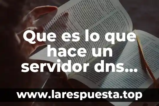 Que es lo que hace un servidor dns gratuito