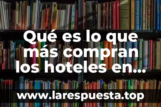 Que es muevete bici ciudad de mexico 6 Qué es lo que más compran los hoteles en México
