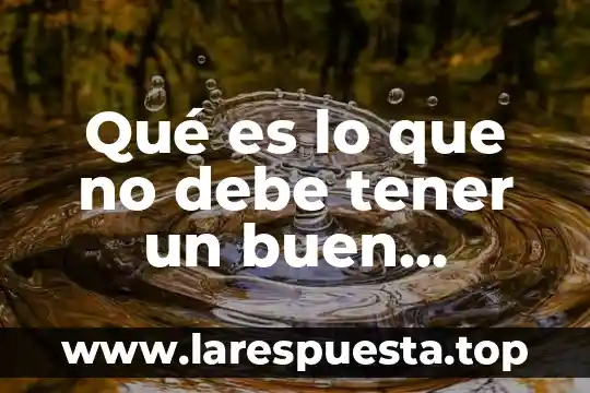 Qué es una composición de arte 8 Qué es lo que no debe tener un buen shampoo