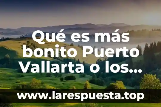 Arte que es bonito ejemplo 5 Qué es más bonito Puerto Vallarta o los Cabos