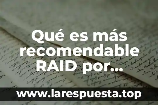 Ensayo que es un hardware y software 6 Qué es más recomendable RAID por hardware o por software