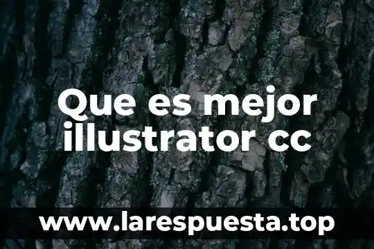 Que es c y cc en una carta 6 Que es mejor illustrator cc
