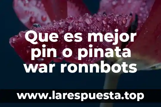 Qué es el pin de desbloqueo SIM red 5 Que es mejor pin o pinata war ronnbots