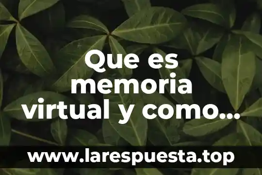 Que es un derecho real unam 8 Que es memoria virtual y como funciona