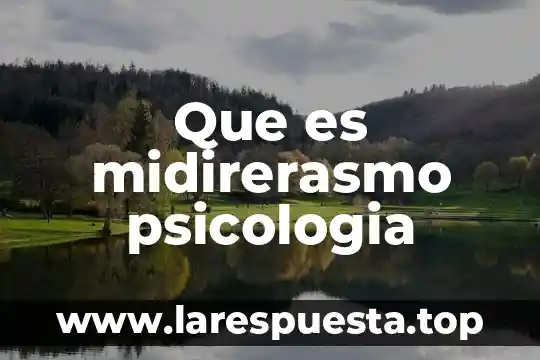 Que es la demanda en psicologia 5 Que es midirerasmo psicologia