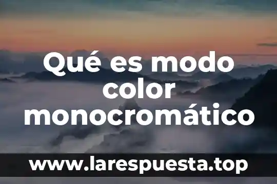 Qué es una prueba de color en serigrafía 3 Qué es modo color monocromático