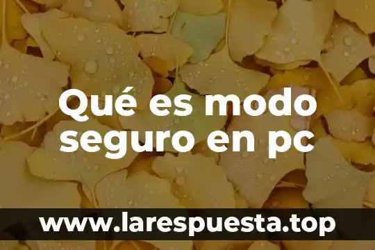 Que es openpay pago seguro 5 Qué es modo seguro en pc