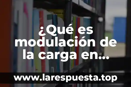 Que es cc en comercio exterior 4 ¿Qué es modulación de la carga en comercio exterior?