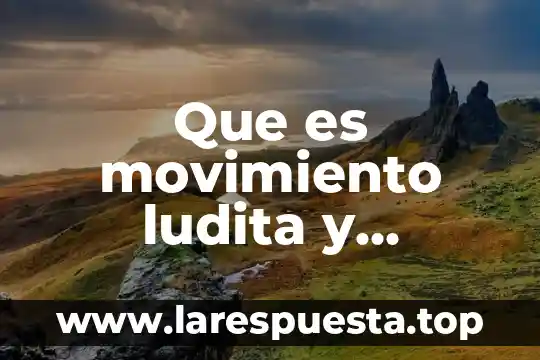 Que es democracia representativa caracteristicas 8 Que es movimiento ludita y cartista