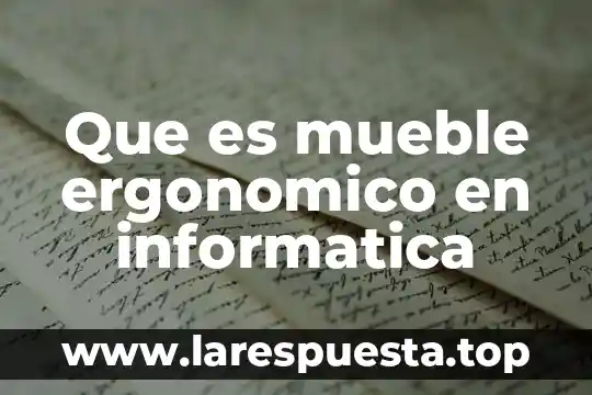 Que es pantone en informatica 6 Que es mueble ergonomico en informatica