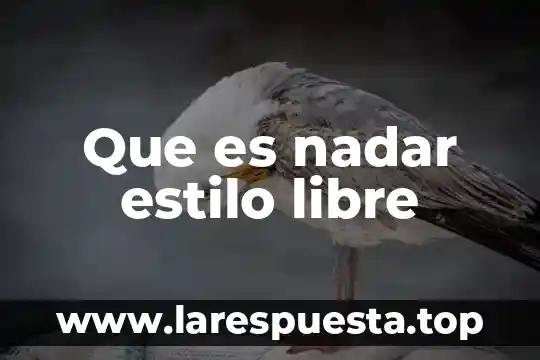 Que es semilla certificada en polinizacion libre 4 Que es nadar estilo libre