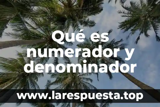 Agujero estenopeico que es 6 Qué es numerador y denominador