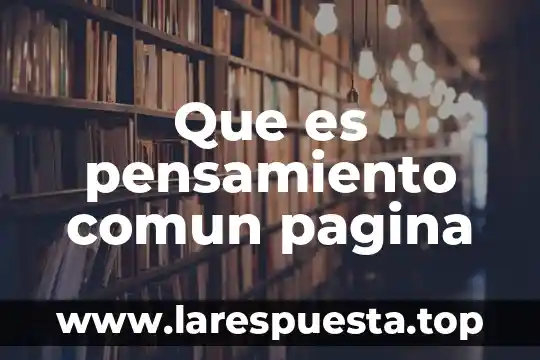Que es factor comun de un polinomio y algunos ejemplos 7 Que es pensamiento comun pagina