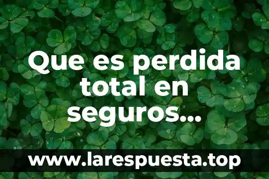 Que es umam en seguros metlife 4 Que es perdida total en seguros inbursa auto