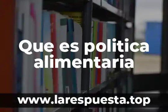 Margen izquierdo que es word 7 Que es politica alimentaria