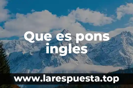 Bordado inglés que es 6 Que es pons ingles