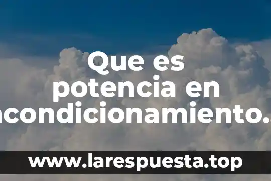 Qué es el punto de saturación de la fibra 4 Que es potencia en acondicionamiento fisico
