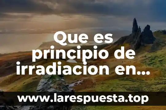 Que es principio de irradiacion en proceso penal