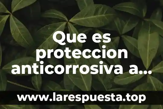 Que es la densidad de estructuras oseas disminuidas 7 Que es proteccion anticorrosiva a estructuras