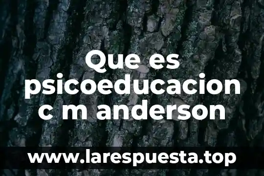 Aceros para herramientas que es m 4 Que es psicoeducacion c m anderson