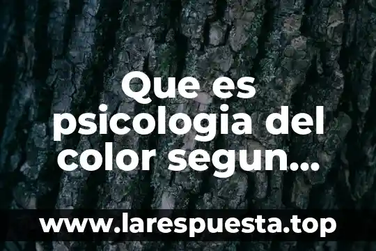 Que es psicologia del color segun eva heller