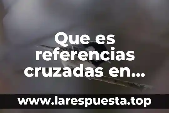 Que es espaciado anterior y posterior en word 7 Que es referencias cruzadas en word