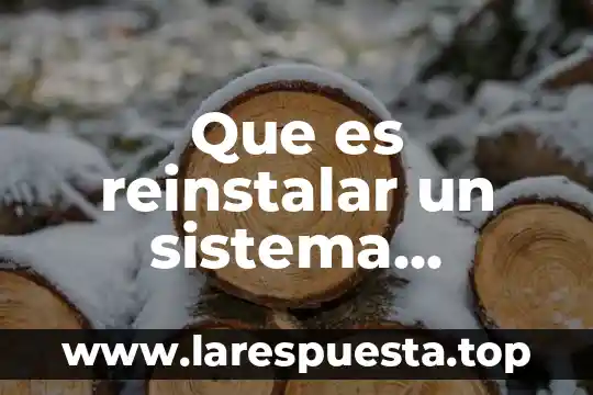 Qué es el núcleo en un sistema operativo 6 Que es reinstalar un sistema operativo