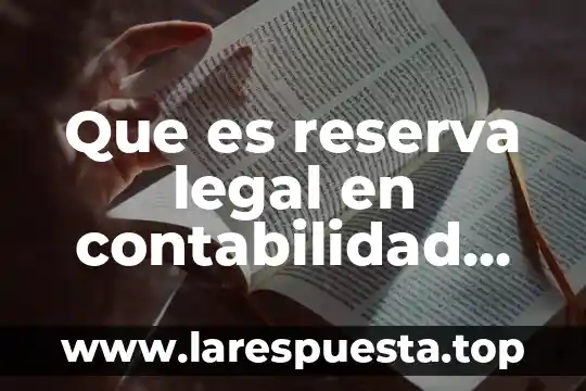 Que es reserva de derechos o certificado de indautor vigente 7 Que es reserva legal en contabilidad mexico