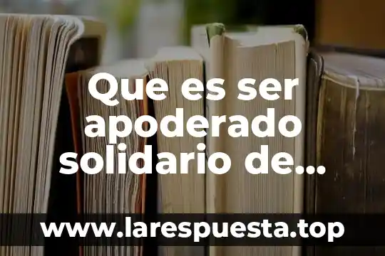 Que es ser temerario ante la ley 3 Que es ser apoderado solidario de una empresa