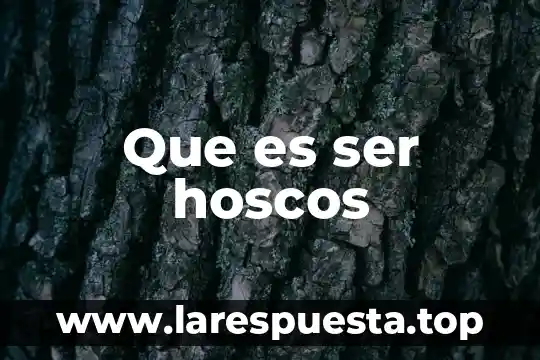 Que es ser alfa y omega 3 Que es ser hoscos