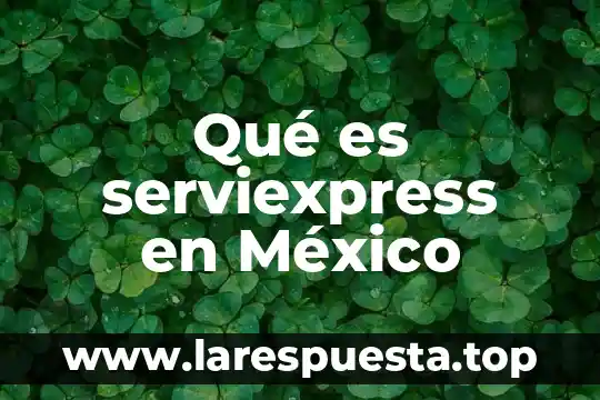 Qué es serviexpress en México