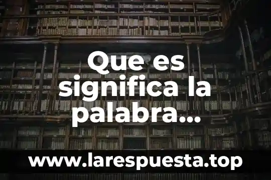 Que es significa la palabra semblanza