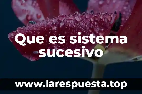 Que es tracto sucesivo en un contrato 4 Que es sistema sucesivo