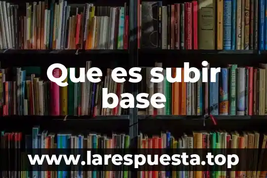 Aid live que es 5 Que es subir base