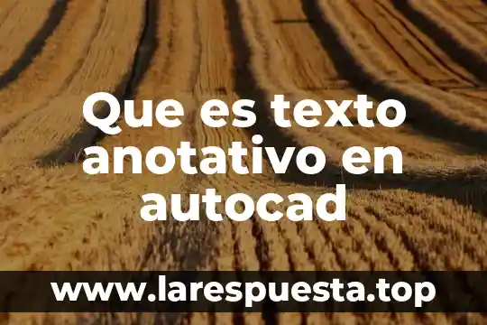 Que es interfaz indirecta en autocad definicion 3 Que es texto anotativo en autocad