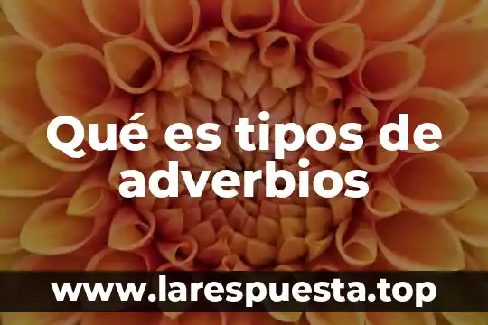 Que es la fuerza y que tipos de fuerzas hay 8 Qué es tipos de adverbios