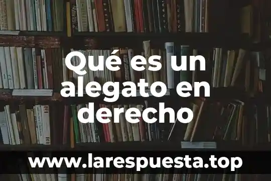 Que es falibilidad significado 4 Qué es un alegato en derecho