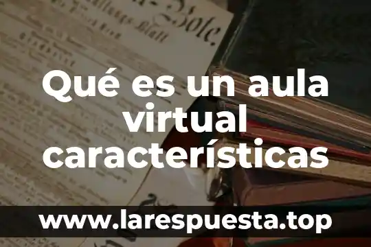 Qué es un aula virtual características