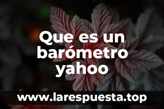 Que es la mayeutica yahoo 7 Que es un barómetro yahoo