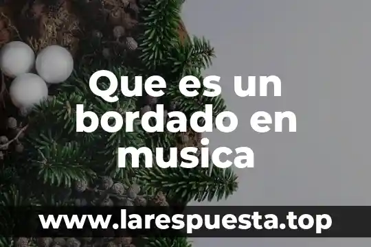 Que es musica indie rock 8 Que es un bordado en musica