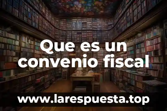 Por que es importante firmar un convenio 7 Que es un convenio fiscal