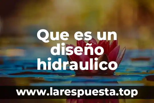 Que es el alias en diseño de experimentos 4 Que es un diseño hidraulico