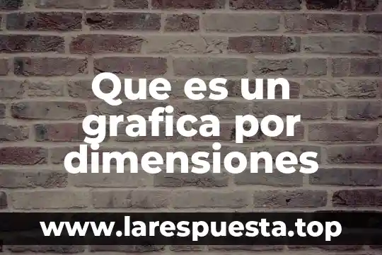 Que es un grafica por dimensiones