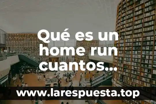 Qué es una función y cuántos tipos de función hay 6 Qué es un home run cuantos puntos