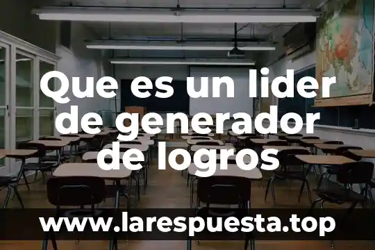 Que es un generador solar 8 Que es un lider de generador de logros